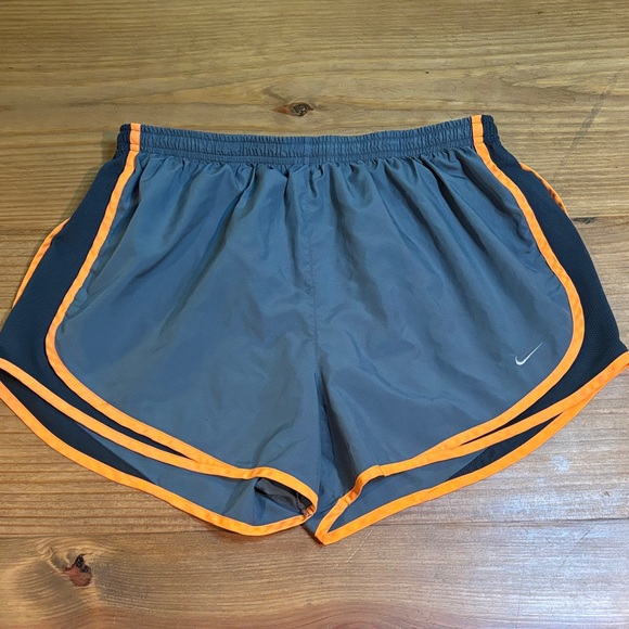 Nike Pants - Nike Women's Athletic Shorts in Gray with Orange Trim